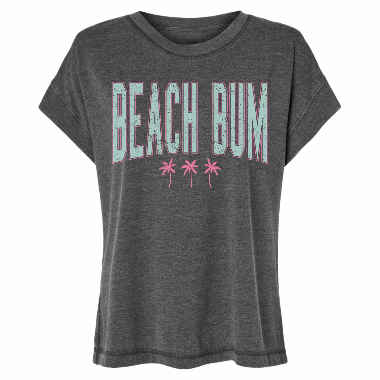 BEACH BUM Cutoff Tee
