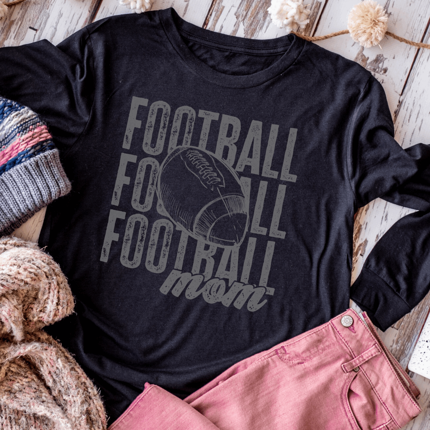 FOOTBALL MOM Longsleeve Shirt