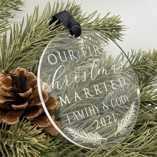 First Christmas Married Ornament