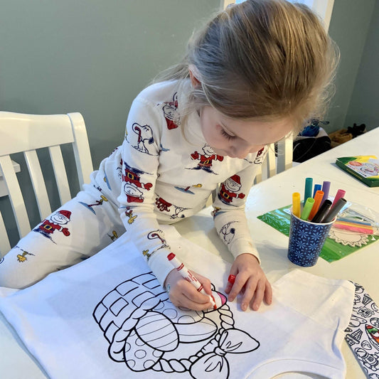 Coloring Tee: Easter Basket - Sea Pine Designs