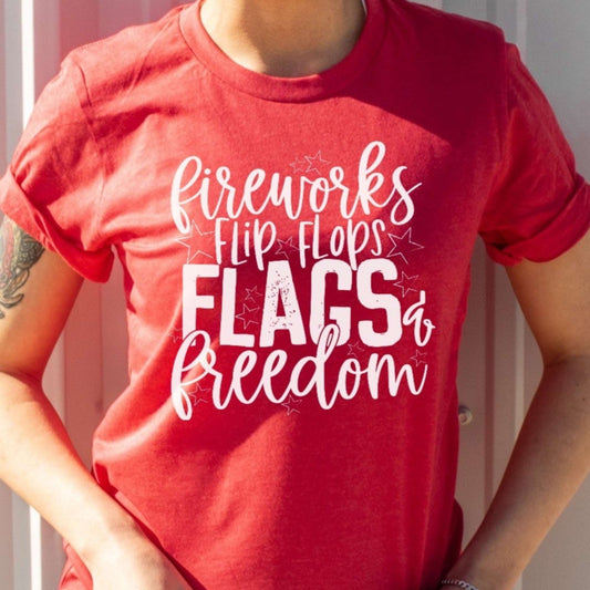 FIREWORKS & FLIP-FLOPS Tee