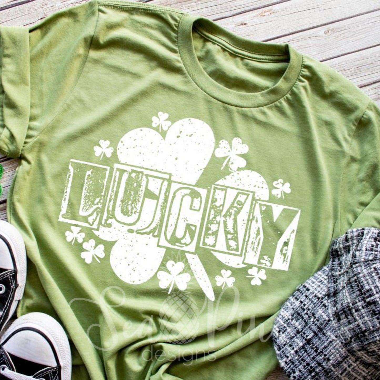 LUCKY SHIRT Tee - Sea Pine Designs