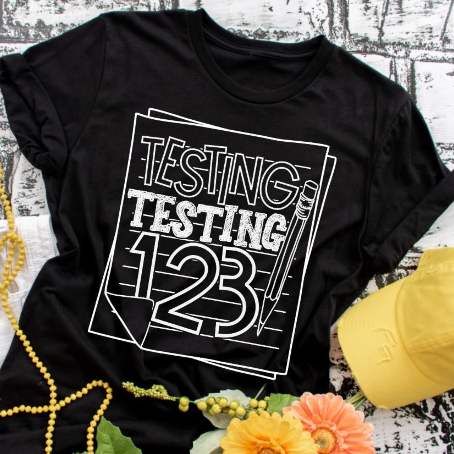TESTING 123 Tee