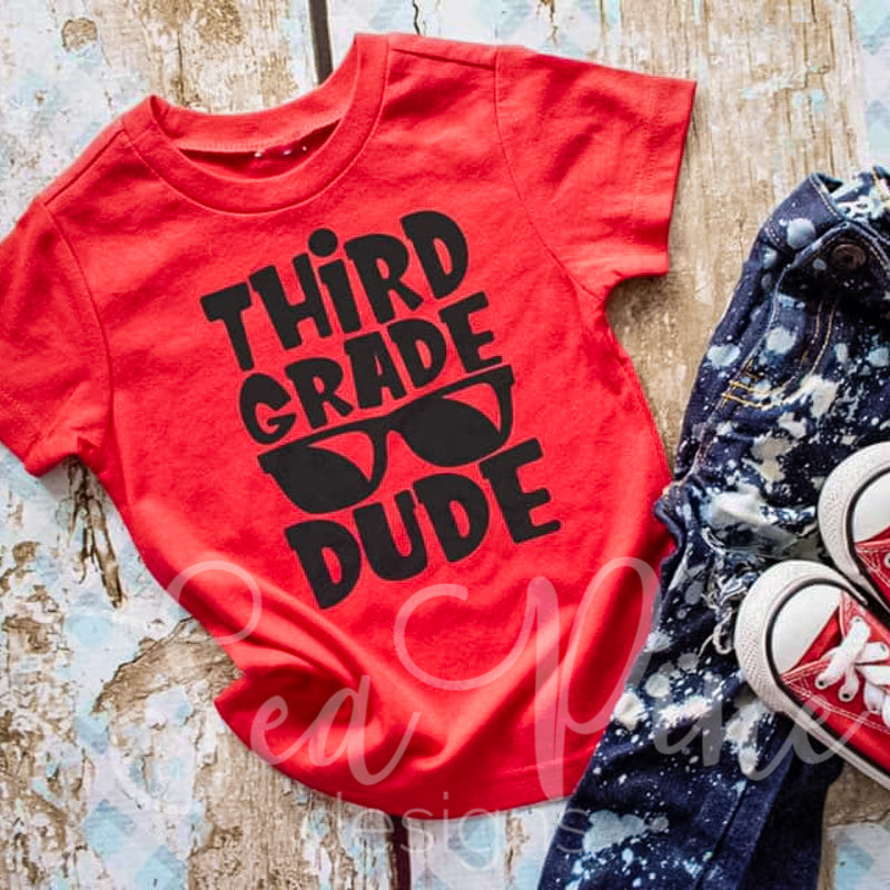 THIRD GRADE DUDE Tee - Sea Pine Designs