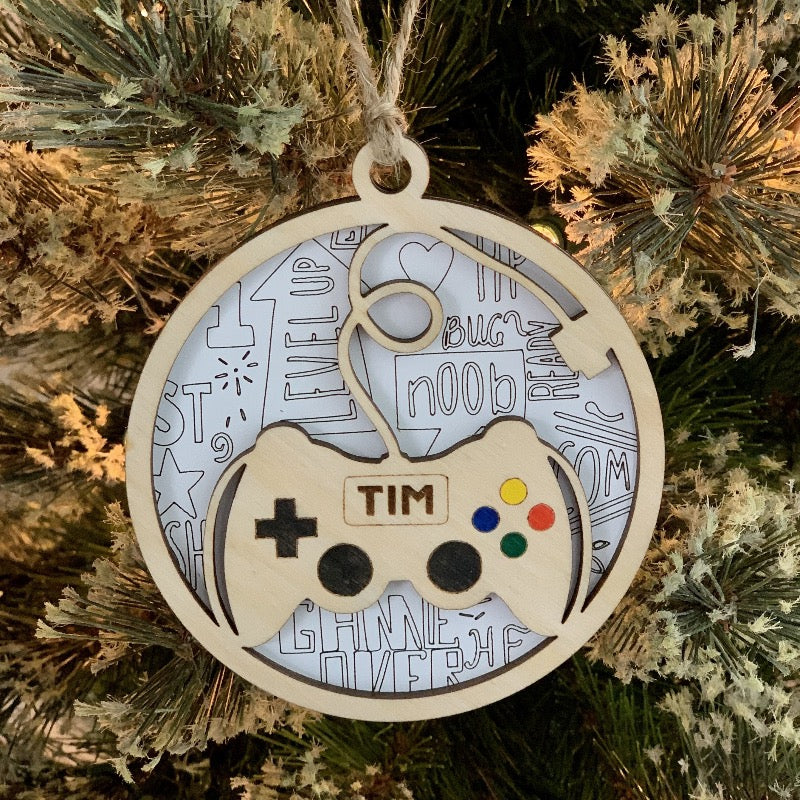 Video Gamer Ornament - Sea Pine Designs
