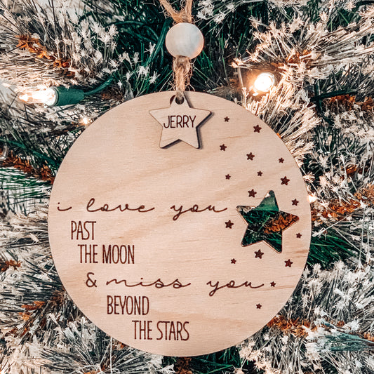 Miss You Memorial Ornament