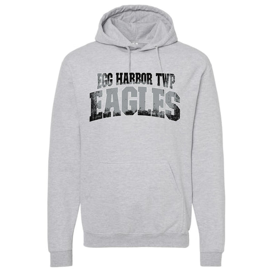 EHT Eagles Black+Gray Hoodie - Gray