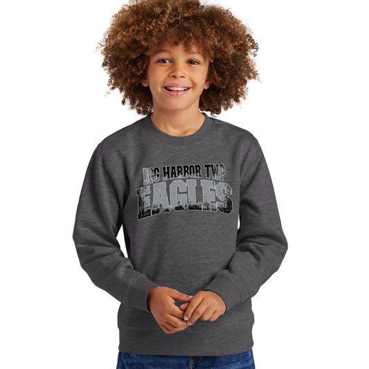 EHT Eagles Black+Gray Crewneck [YOUTH]