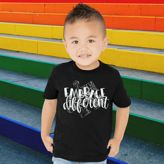 EMBRACE DIFFERENT (White) Tee