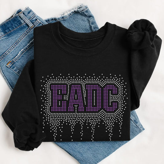 EADC Rhinestone Drip Crewneck