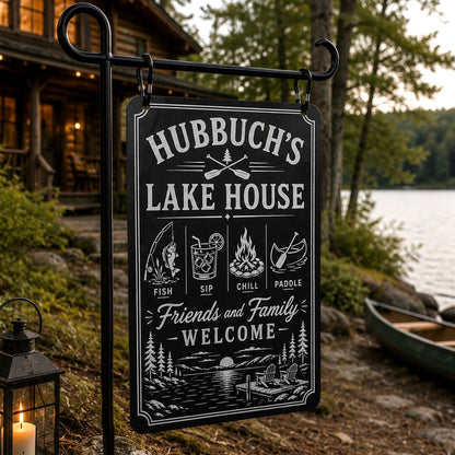 Lake House Outdoor Sign