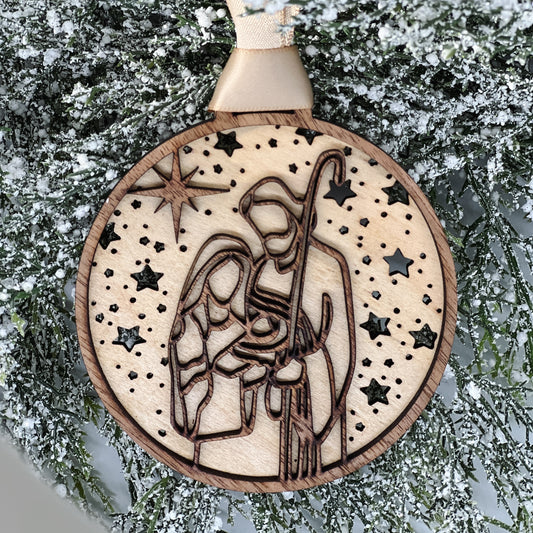 Holy Family Ornament