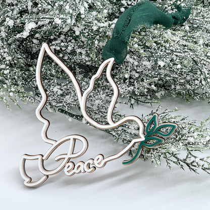 Peace Dove Ornament