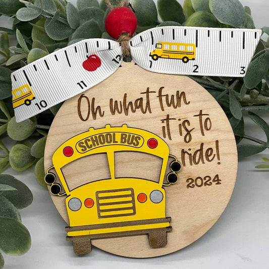 School Bus Ornament
