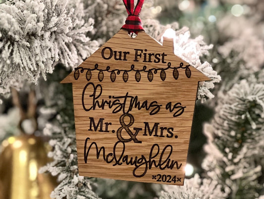 Mr. & Mrs. 2024 Ornament