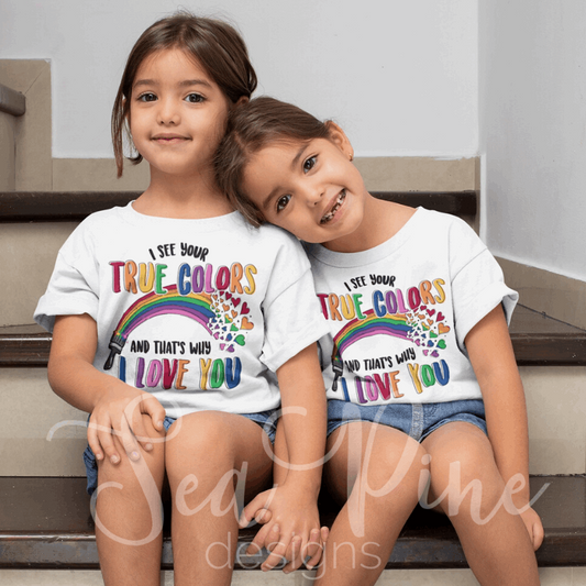 I SEE YOUR TRUE COLORS Tee [Youth] - Sea Pine Designs