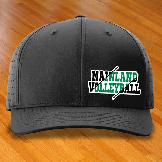 Black Perforated Hat