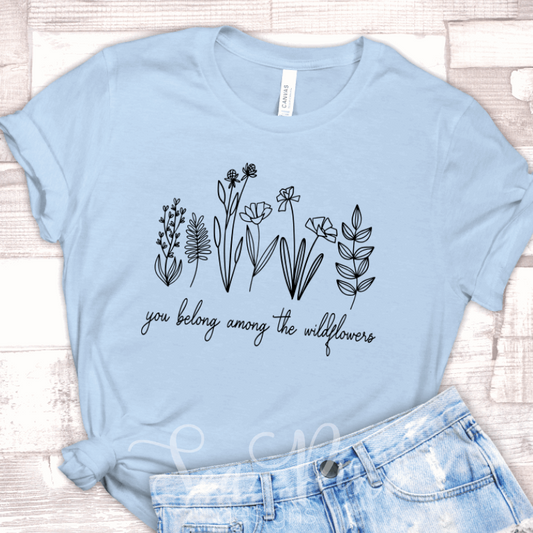 AMONG THE WILDFLOWERS Tee - Sea Pine Designs