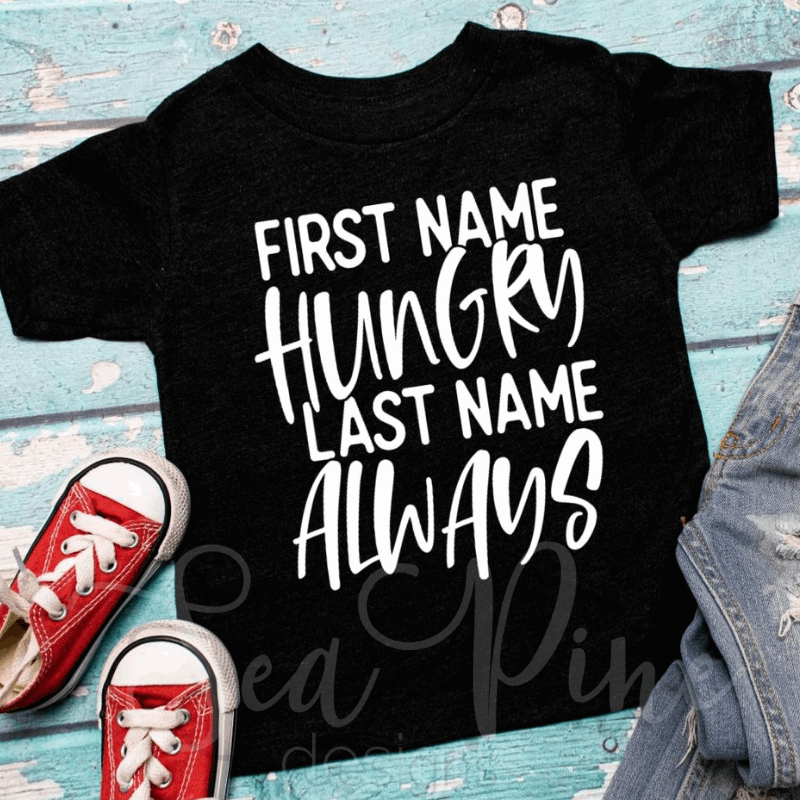 FIRST NAME HUNGRY Tee - Sea Pine Designs