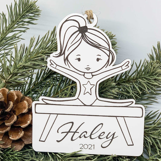 Gymnast Ornament - Sea Pine Designs