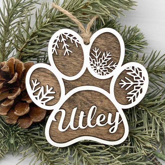 Dog Paw Ornament