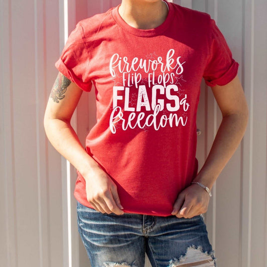FIREWORKS & FLIP-FLOPS Tee