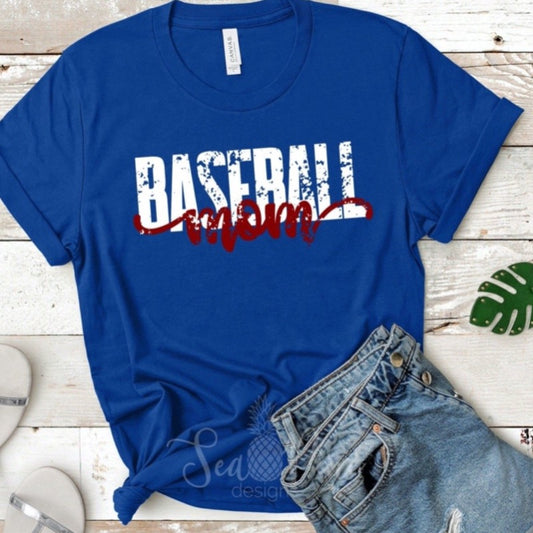 BASEBALL MOM Tee - Sea Pine Designs