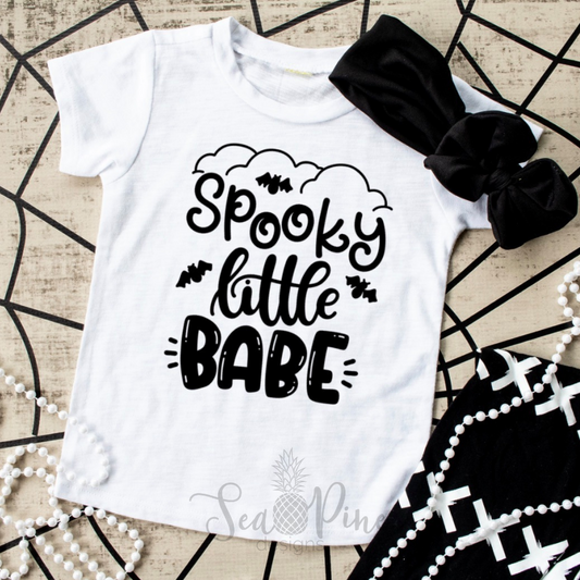 SPOOKY LITTLE BABE Tee - Sea Pine Designs
