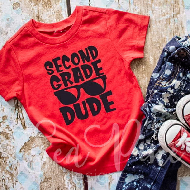 SECOND GRADE DUDE Tee - Sea Pine Designs