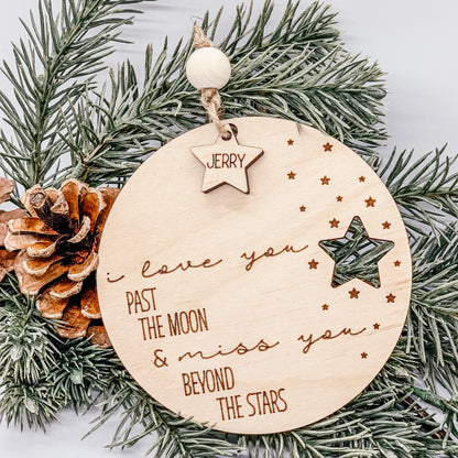 Miss You Memorial Ornament