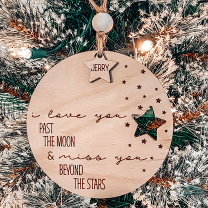 Miss You Memorial Ornament